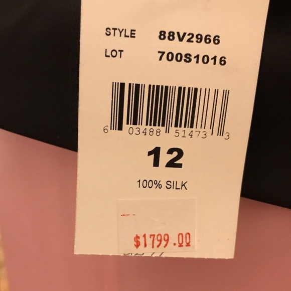 Ralph Lauren Gown 12 (Fit Sz 10) Purple Label - Runway 100% Silk - Picture 11 of 16